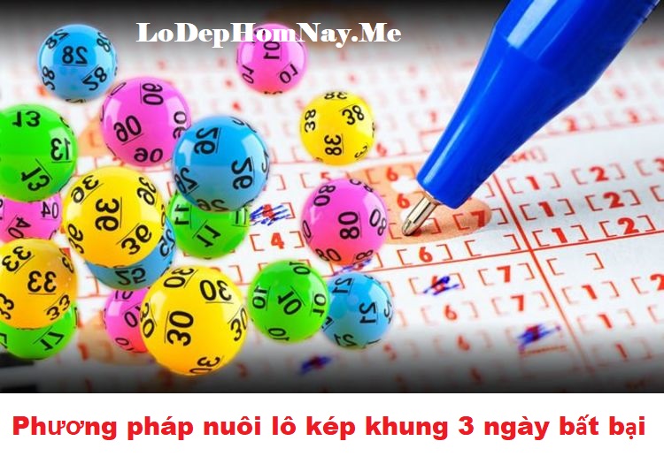 Phương pháp soi cầu lô kép khung 3 ngày bất bại